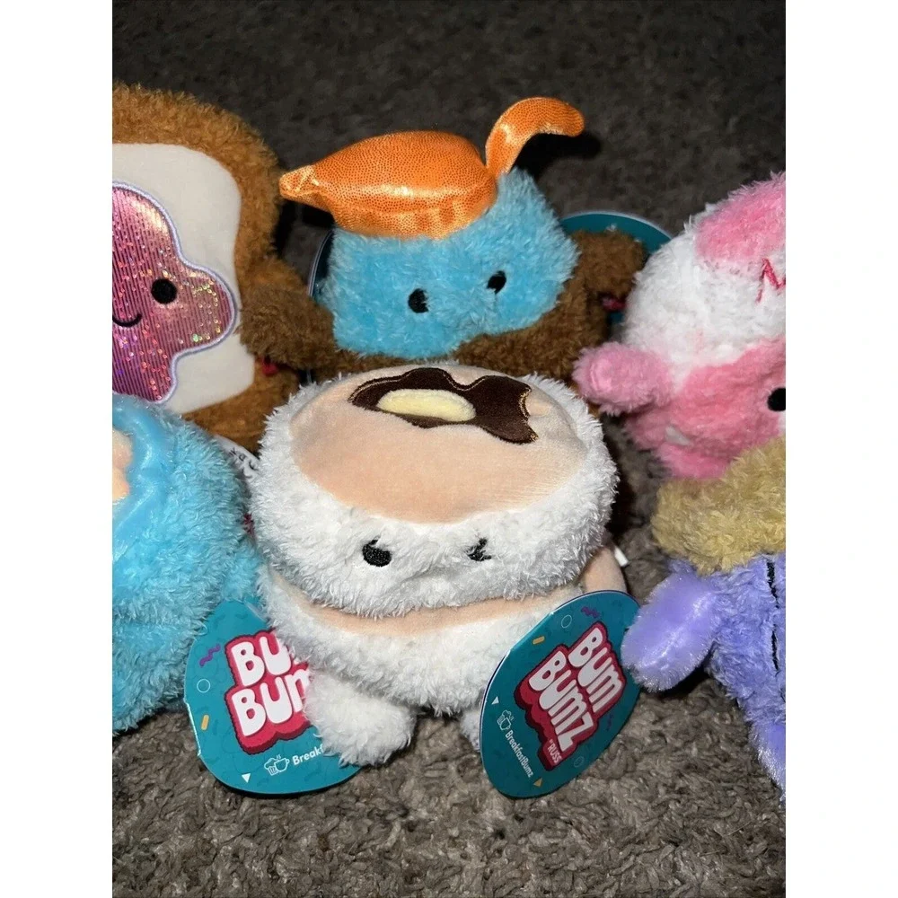 6 LOT Bum Bumz Russ Toy Plush - 4.5